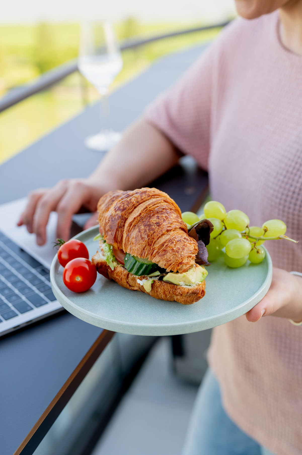 Belegte Croissants
